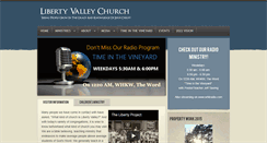 Desktop Screenshot of libertyvalleychurch.org